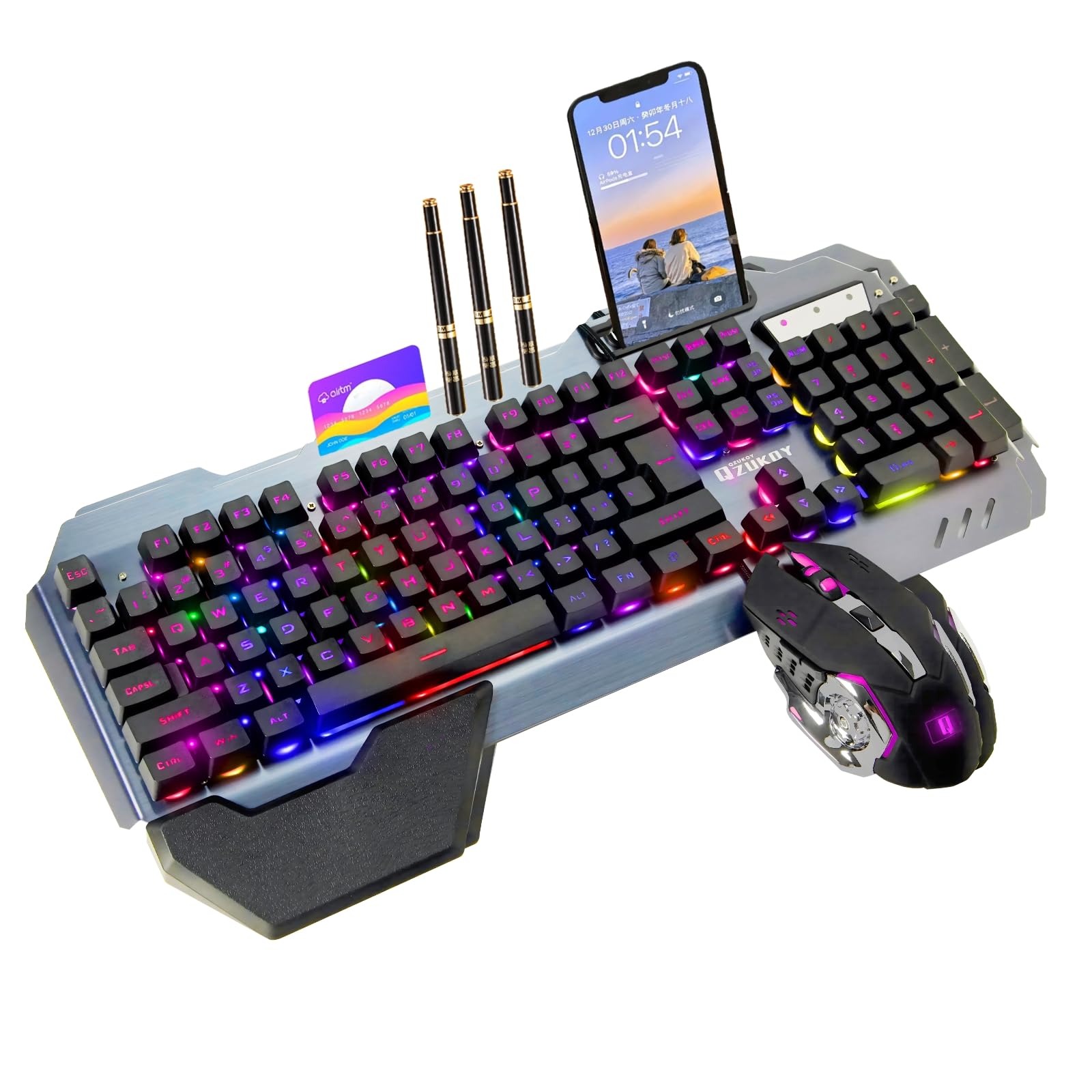 Amazon.com: RGB Backlit Gaming Keyboard and Mouse Set – 16